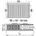 Kermi Therm Profil-Kompakt deskový radiátor 22 200 / 1300 FK0220201301NXK