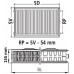 Kermi Therm Profil-Kompakt deskový radiátor 33 200 / 1300 FK0330201301NXK