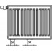 Kermi X2 Profil-Vplus deskový radiátor 22 400 / 2000 FTP220402001R1K