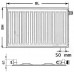 Kermi Therm X2 Profil-V deskový radiátor 10 600 / 1000 FTV100601001R1K