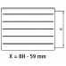 Kermi Therm X2 LINE-K kompaktní deskový radiátor 11 905 x 3005 PLK110903001N1K