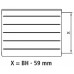Kermi Therm X2 LINE-K kompaktní deskový radiátor 12 905 x 1605 PLK120901601N1K
