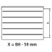 Kermi Therm X2 LINE-K kompaktní deskový radiátor 22 405 x 1105 PLK220401101N1K