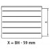 Kermi Therm X2 LINE-K kompaktní deskový radiátor 22 905 x 1405 PLK220901401N1K