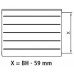 Kermi Therm X2 LINE-K kompaktní deskový radiátor 12 959 x 2305 PLK120952301N1K