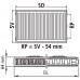 Kermi Therm X2 Profil-kompakt deskový radiátor 12 300 / 800 FK0120308