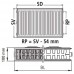 Kermi Therm X2 Profil-Kompakt deskový radiátor 22 300 / 1400 FK0220314