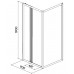 KOLO First posuvné dveře 3-dílné 90 cm, do niky nebo pro kombinaci s pevnou boční stěnou, čiré ZDRS90222003