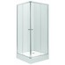 KOLO First čtvercový sprchový kout 80 x 80 cm, posuvné dveře, čiré sklo ZKDK80222003