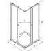 KOLO First čtvercový sprchový kout 90 x 90 cm, posuvné dveře, SATIN ZKDK90214003