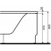 KOLO Neo Plus čelní panel k asymetrické vaně 150 cm PWA0750000
