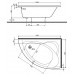 KOLO Neo Plus asymetrická vana 150 x 100 cm, pravá XWA0750000