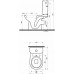 KOLO Nova Pro Pico WC mísa, vodorovný odpad, hluboké splachování, 3/6 l, délka 60 cm 63202000