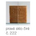 KOLO Geo-6 křídlové pivotové dveře 80 do niky, k boční stěně čiré/stříbrná GDRP80222003