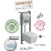 KOLO Life! závěsný set: instalační modul Technic GT a závěsný klozet Life!, Reflex 99343900
