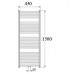 Korado KORALUX RONDO Exclusive - M Koupelnový radiátor KRXM 1500.450 chrom KRX15000450M27