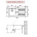 Franke Logica LLL 651/7, 1000x500 mm, nerezový dřez, tkaná struktura 101.0120.186