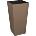 PLASTKON In- & Outdoor květináč Elise lesk 30 cm taupe