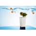 PLASTKON In- & Outdoor květináč Elise mat 20 cm bílá