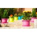 PLASTKON Květináč Campanula 50 cm tyrkys