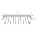 PLASTKON Samozavlažovací truhlík Smart Systém Gardenie 100 cm žlutá