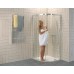 RONAL PLSR Pur Light S čtvrtkruh, posuvné dveře, 90-120cm,R 50cm, aluchrom/sklo čiré PLSR50SM15007