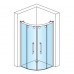 RONAL PLSR Pur Light S čtvrtkruh, posuvné dveře, 100cm,R 55cm, aluchrom/sklo čiré PLSR551005007