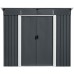 Riwall PRO RMSP 9x8 Anthracite LUX - zahradní domek kovový 2,4 x 2,8 m T-PS0908-A