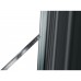 Riwall PRO RMWS 3x9 Anthracite - přístřešek na dřevo s kůlnou 2,7 x 1,6 m WS-XDB-E-A