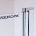 ROLTECHNIK Sprchové dveře jednokřídlé s pevnou částí LZDO1/1000 brillant/transparent 226-1000000-00-02