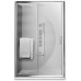 ROLTECHNIK Sprchové dveře posuvné PXD2N/1400 brillant/satinato 526-1400000-00-15
