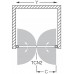 ROLTECHNIK Sprchové dveře dvoukřídlé do niky TCN2/1200 brillant/transparent 731-1200000-00-02