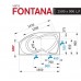 Santech Vana FONTANA 1500 x 900 pravá
