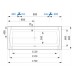 Santech Vana NOVA 1700 x 800 mm