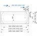Santech Vana SPRING 1400 x 700 mm