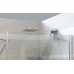 SAPHO SLIM hlavová sprcha ze zdi s kaskadou, leštěná nerez MS746