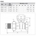 Termostatický ventil 3/4" přímý M 30 x 1,5 s přednastavením, TV-34P