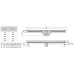 ACO ShowerDrain SE sprchový žlab 1200 mm 9010.76.79