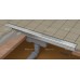 ALCAPLAST Professional podlahový žlab s okrajem pro plný rošt, svislý odtok APZ1006-1150