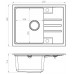 ALVEUS Set INTERMEZZO 30 dřez 620x480 mm + baterie NINA, černá