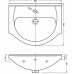 AQUALINE SIMPLEX ECO 55 umyvadlová skříňka včetně umyvadla 53x83,5x30,7cm SIME550