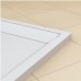 RONAL WIQ ILA sprchová vanička čtvercová 100x100x3,5cm, mramor, bílá/bílá WIQ1000404