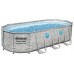 BESTWAY Power Steel Stacked Stone Swim Vista Bazénový set 549 x 274 x 122 cm, kartušová filtrace 56716