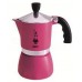 BIALETTI Fiammetta konvička, 3 porce, hliník - tm. červená 2150199314