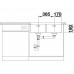 BAZAR BLANCO Andano 340/340-U dřez nerezový hedvábný lesk bez táhla 522983 MENŠÍ POŠKOZENÍ!!