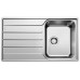 BLANCO set LEMIS 45 S-IF nerez kartáčovaný 860 x 500 mm 523030 + TIVO-S baterie chrom 517648
