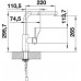BLANCO set LEMIS 45 S-IF nerez kartáčovaný 860 x 500 mm 523030 + LANORA-S baterie chrom 523123