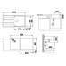 BLANCO set LEMIS XL 6 S-IF nerez kartáčovaný 1000 x 500 mm 523034 + LANORA-S baterie chrom 523123