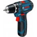 BOSCH GSR 12V-15 Professional aku šroubovák, v kufru, 2x2Ah, 0601868122