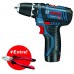 BOSCH GSR 12V-15 Aku šroubovák + Kombinované kleště Wiha 0615990K2L